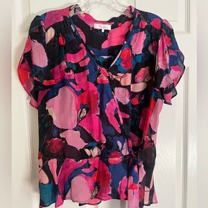 Parker faux wrap top
